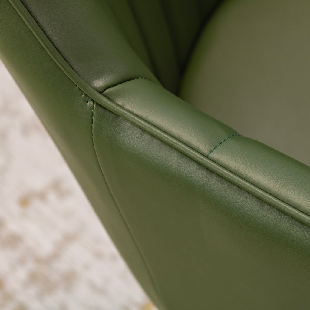 DAHLIA - Conjunto de 2 sillas de comedor en tejido PU o terciopelo