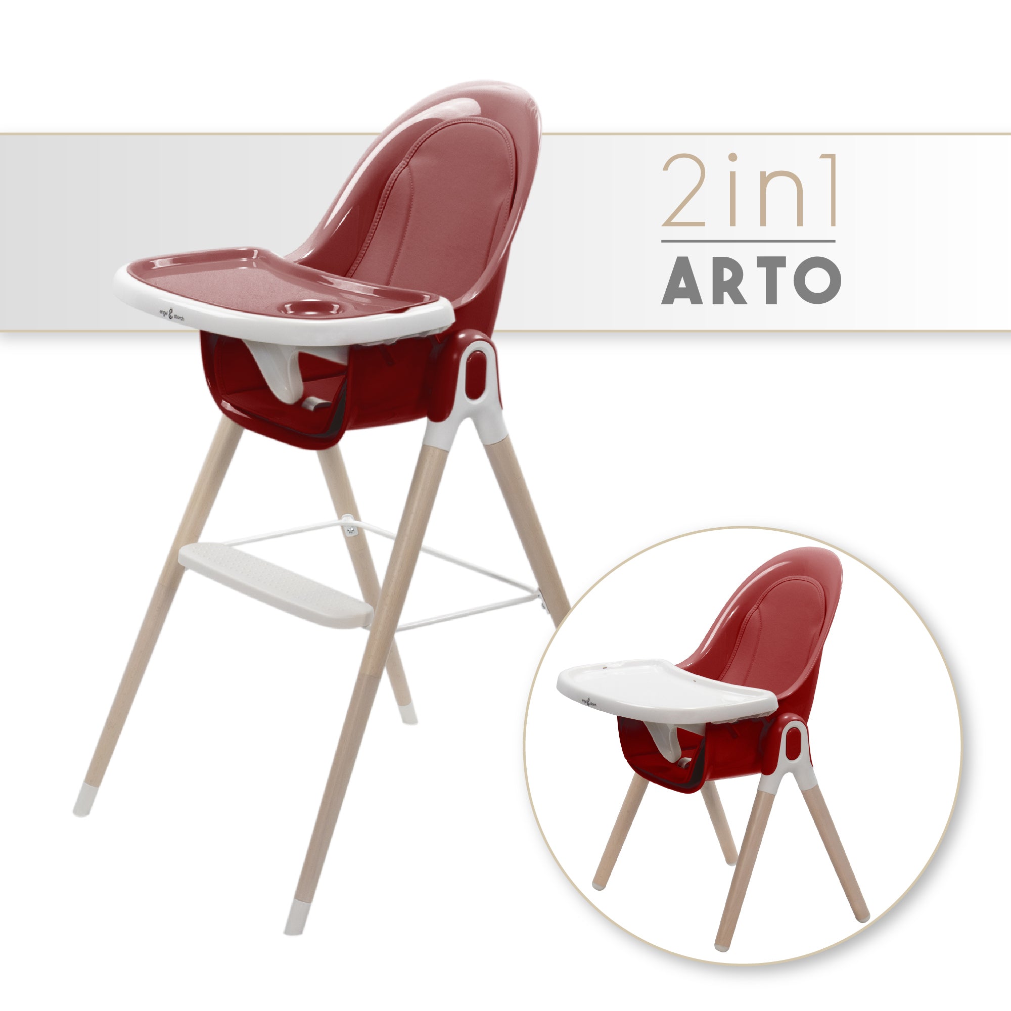 ARTO - Sedia per bebè 2 in 1