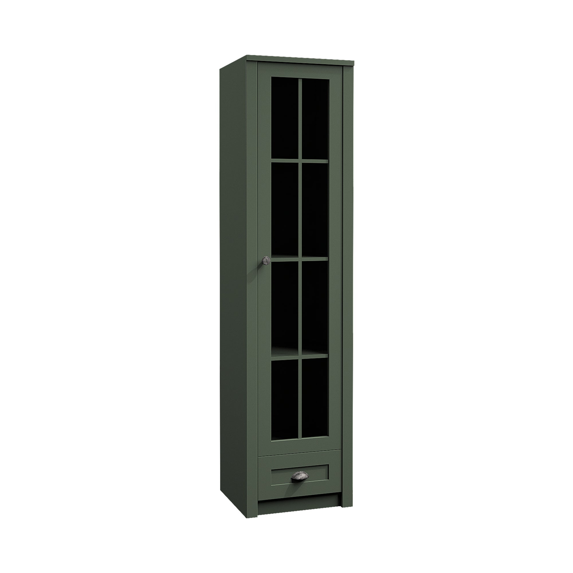 ROCHELLE - Vitrina en Blanco, Gris o Verde con 1 o 2 Puertas | W1S, W2S