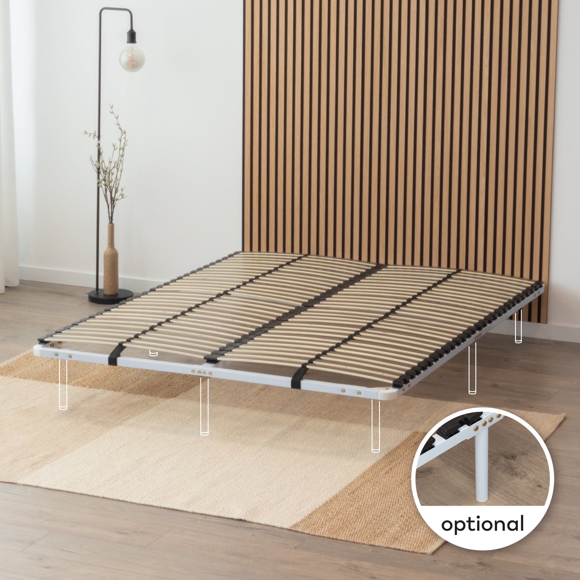 IF02 - Somier ortopédico multiláminas con estructura metálica reforzada - con o sin patas