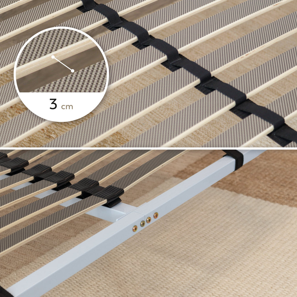 IF02 - Somier ortopédico multiláminas con estructura metálica reforzada - con o sin patas