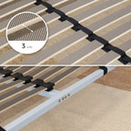IF02 - Somier ortopédico multiláminas con estructura metálica reforzada - con o sin patas