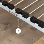 IF02 - Somier ortopédico multiláminas con estructura metálica reforzada - con o sin patas