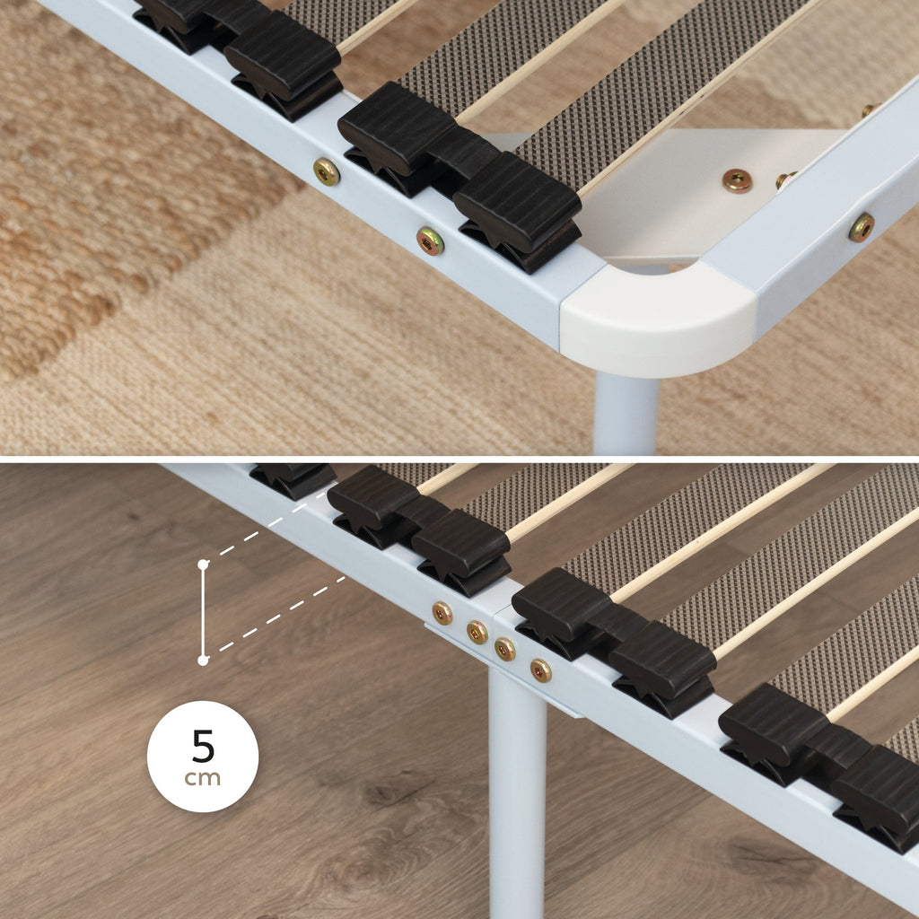 IF02 - Somier ortopédico multiláminas con estructura metálica reforzada - con o sin patas