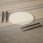 CORIN - Mesa de comedor con tablero de melamina