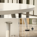 CORIN - Mesa de comedor con tablero de melamina