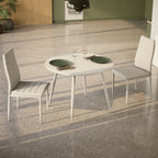 CORIN - Mesa de comedor con tablero de melamina