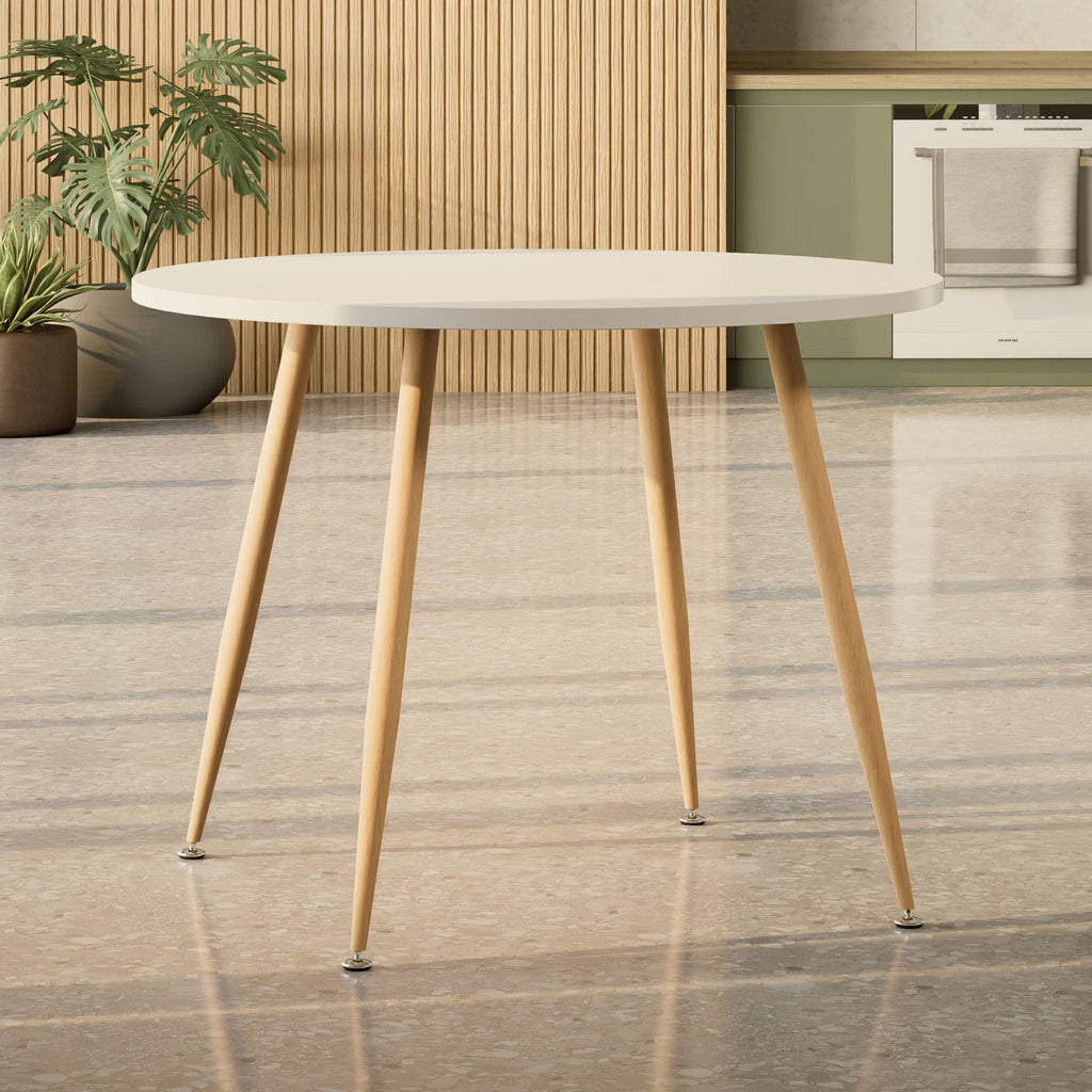 CORIN - Mesa de comedor con tablero de melamina
