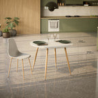 CORIN - Mesa de comedor con tablero de melamina