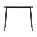 EDWARD - Mesa de bar 110x50x90 cm - estructura metálica robusta, pies antideslizantes, montaje fácil
