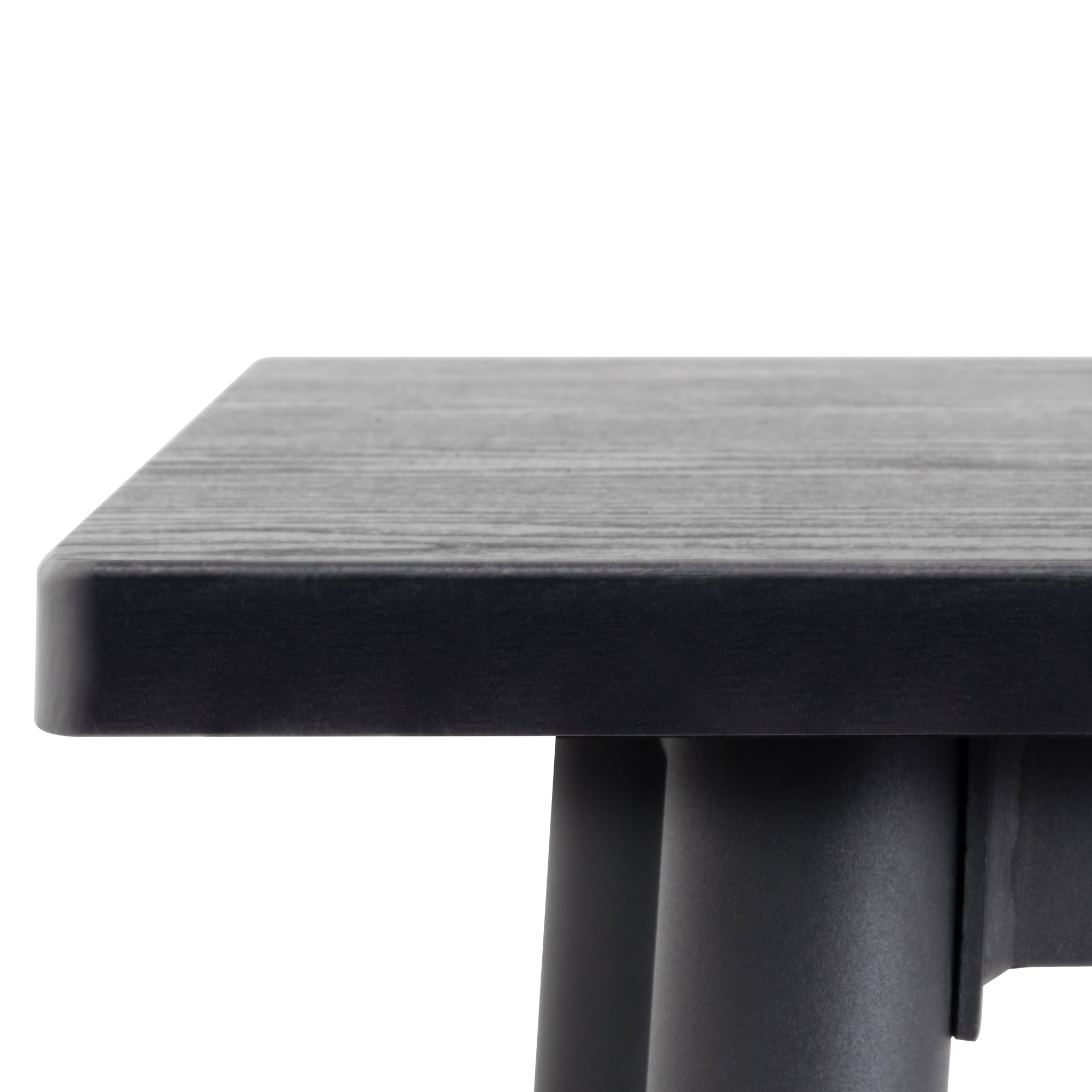 EDWARD - Mesa de bar 110x50x90 cm - estructura metálica robusta, pies antideslizantes, montaje fácil