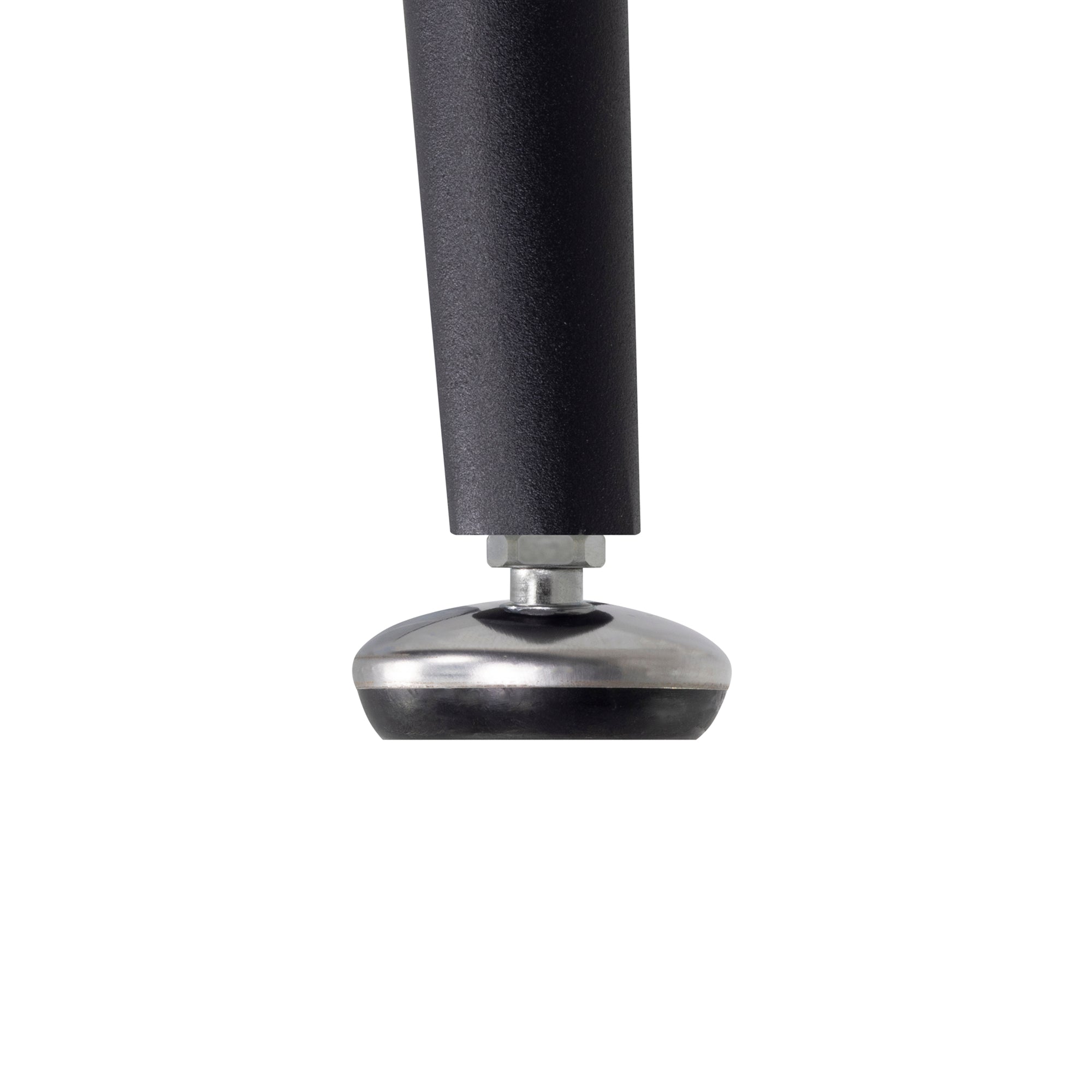BEALE - Mesa de comedor fija rectangular, estructura metálica y varios acabados de tablero