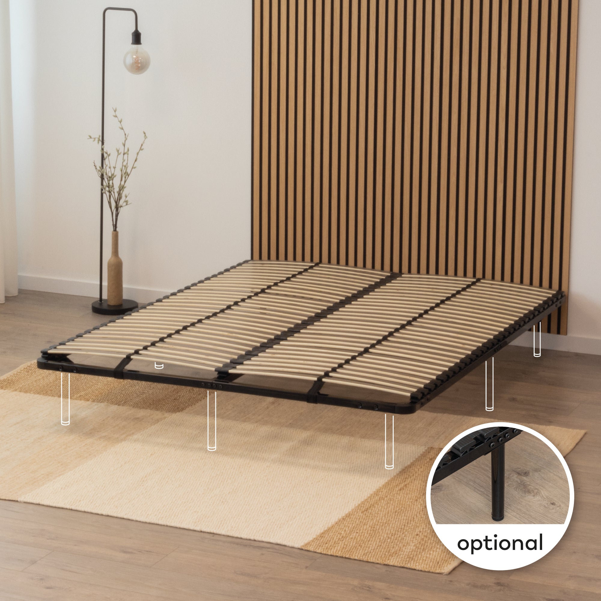 IF02 - Somier ortopédico multiláminas con estructura metálica reforzada - con o sin patas