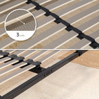 IF02 - Somier ortopédico multiláminas con estructura metálica reforzada - con o sin patas