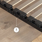 IF02 - Somier ortopédico multiláminas con estructura metálica reforzada - con o sin patas