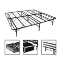 LETTO - Cama plegable con estructura metálica, compacta y fácil de montar