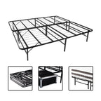 LETTO - Cama plegable con estructura metálica, compacta y fácil de montar