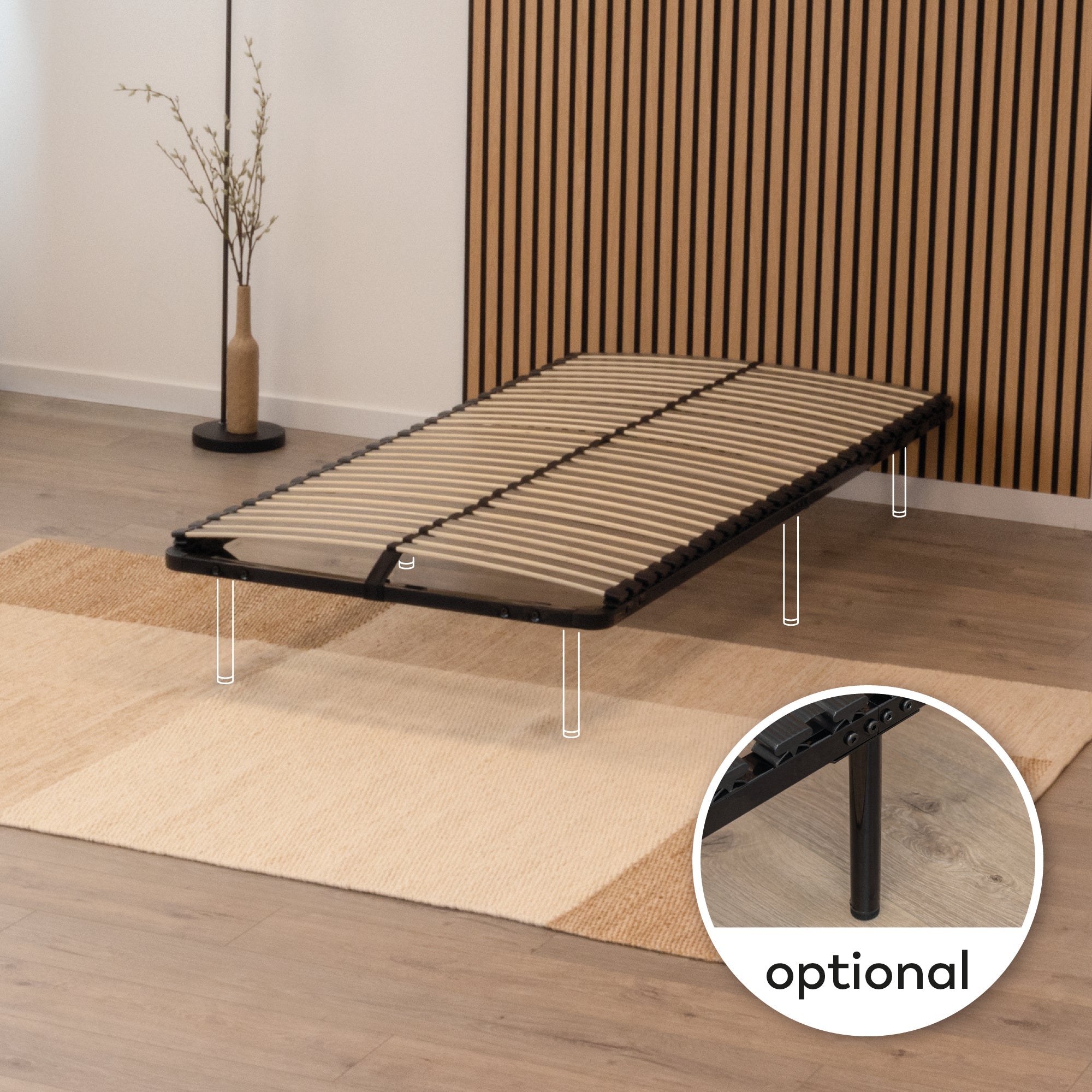 IF02 - Somier ortopédico multiláminas con estructura metálica reforzada - con o sin patas