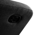 CONFORT - Cadeirão reclinável  (preto e castanho)