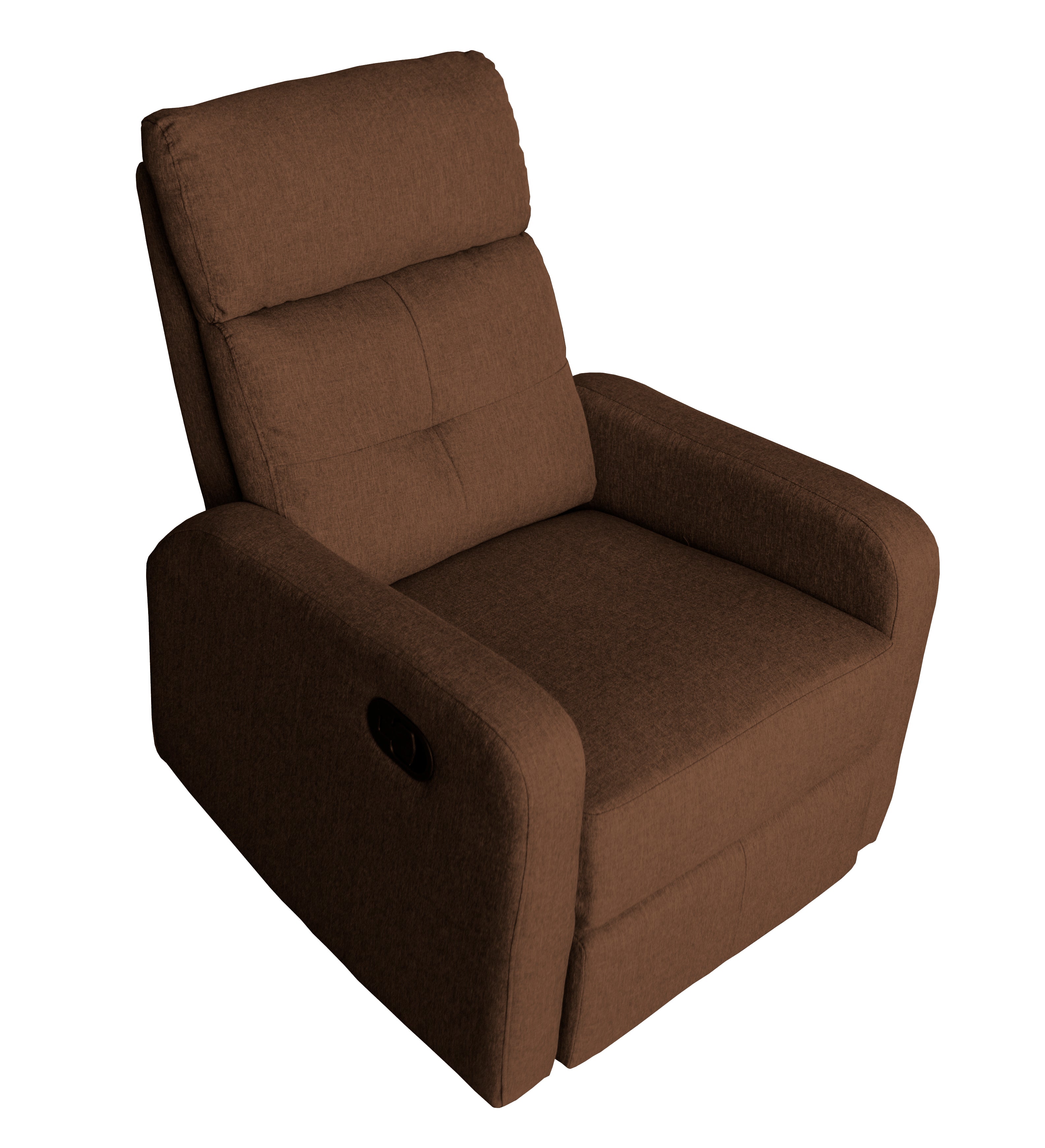 CONFORT - Sillón reclinable (negro y marrón)