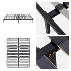 IF35 – Estrado de cama multilâminas com regulação lombar, estrutura metálica anticorrosão - com ou sem pés