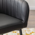 DAHLIA - Conjunto de 2 sillas de comedor en tejido PU o terciopelo
