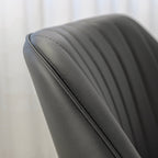 DAHLIA - Conjunto de 2 sillas de comedor en tejido PU o terciopelo