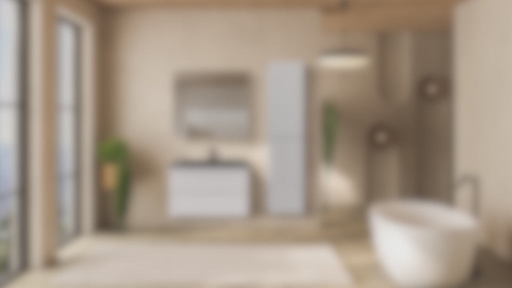 Atena - Set bagno sospeso - Disponibile in 60, 80, 100 e 120 cm - Vari colori