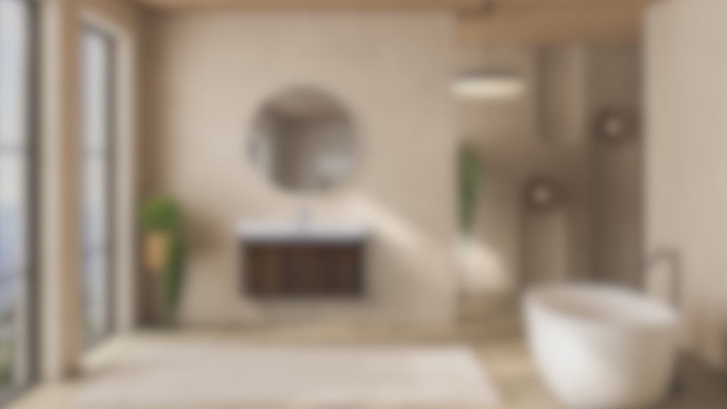 Maia Plus - Conjunto de casa de banho suspenso - Disponível em 90 cm - Várias Cores
