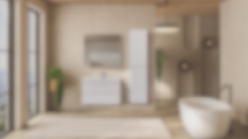 Atena - Set bagno sospeso - Disponibile in 60, 80, 100 e 120 cm - Vari colori