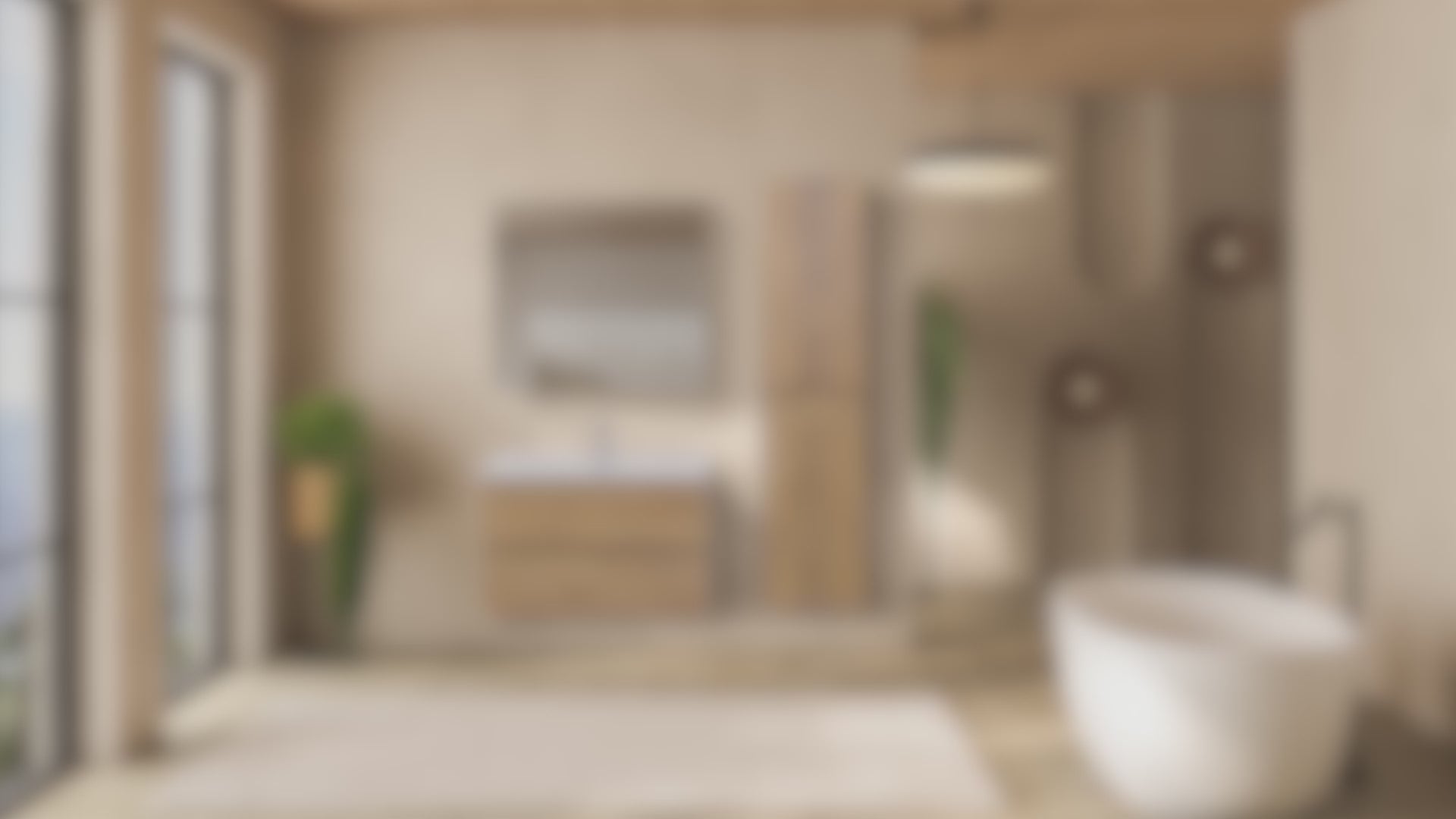 Atena - Set bagno sospeso - Disponibile in 60, 80, 100 e 120 cm - Vari colori