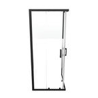 DIANA - Cabine de duche de entrada de canto com portas de correr em vidro meio fosco
