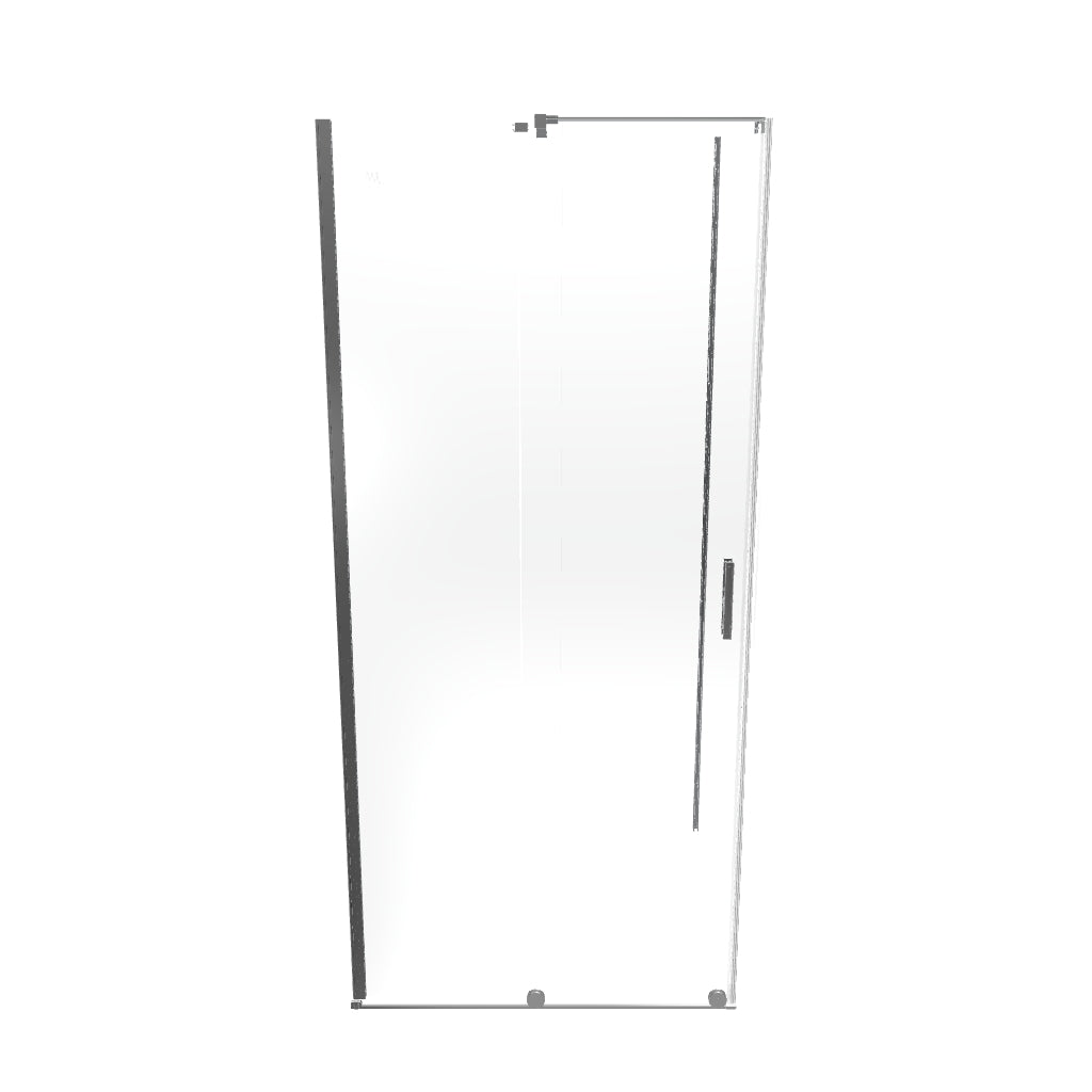 NADINE - Cabina doccia con porta scorrevole in vetro temperato da 8 mm e profili cromati