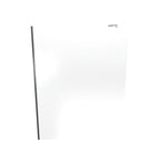 FIONA - Panel de Ducha Walk-In en Vidrio Transparente 10 mm con Perfil y Barra Estabilizadora Cromado