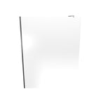 FIONA - Panel de ducha Walk-In en Vidrio Oscurecido 10 mm con perfil y Barra Estabilizadora Cromado