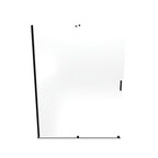 NADINE - Panel de Ducha Walk-In en Vidrio Templado 8 mm con Perfil Negro