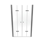 LENA - Frontal de ducha con puertas plegables en vidrio templado