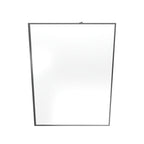 GIANNA - Pannello Doccia Walk-In in Vetro Temperato con Profilo Cromato e Barra Stabilizzatrice