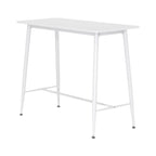 EDWARD - Mesa de bar 110x50x90 cm - estructura metálica robusta, pies antideslizantes, montaje fácil
