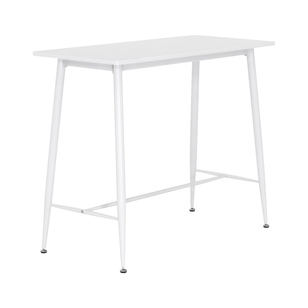 EDWARD - Mesa de bar 110x50x90 cm - estructura metálica robusta, pies antideslizantes, montaje fácil