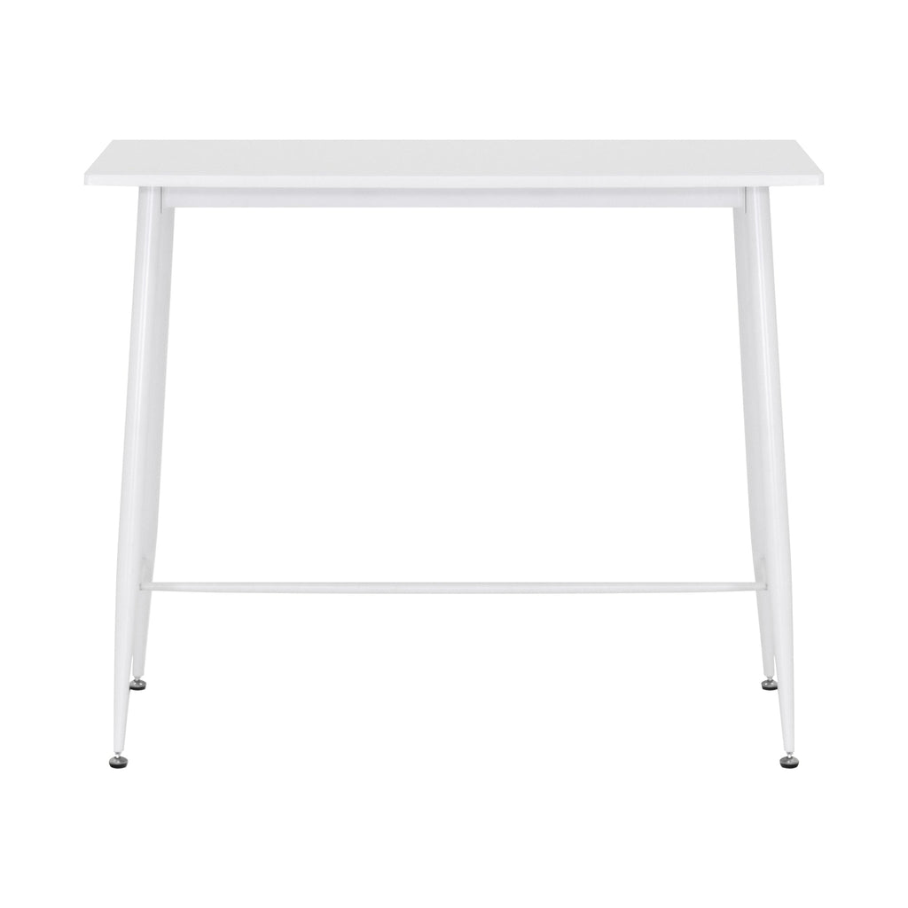 EDWARD - Mesa de bar 110x50x90 cm - estructura metálica robusta, pies antideslizantes, montaje fácil