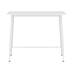 EDWARD - Mesa de bar 110x50x90 cm - estructura metálica robusta, pies antideslizantes, montaje fácil