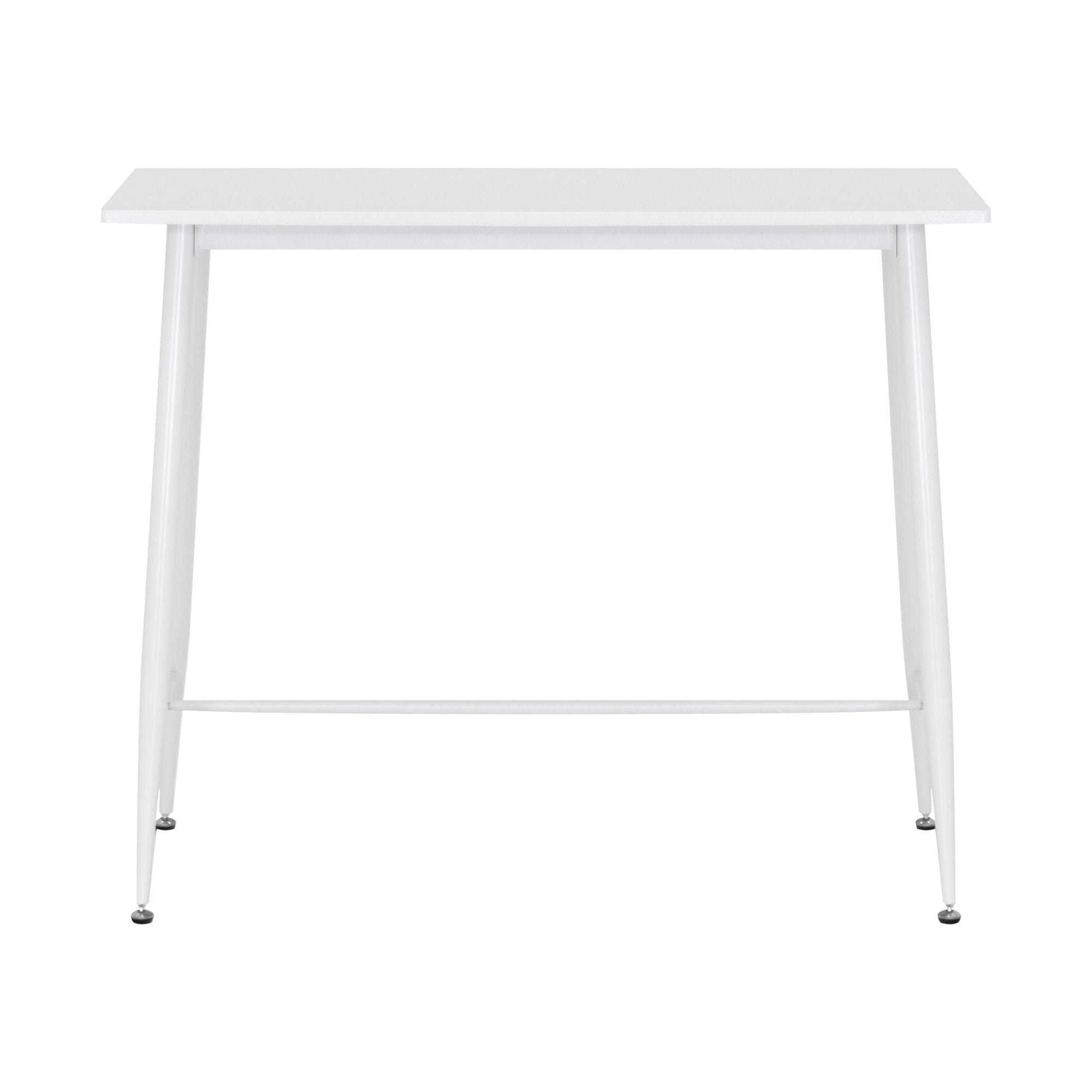 EDWARD - Mesa de bar 110x50x90 cm - estructura metálica robusta, pies antideslizantes, montaje fácil