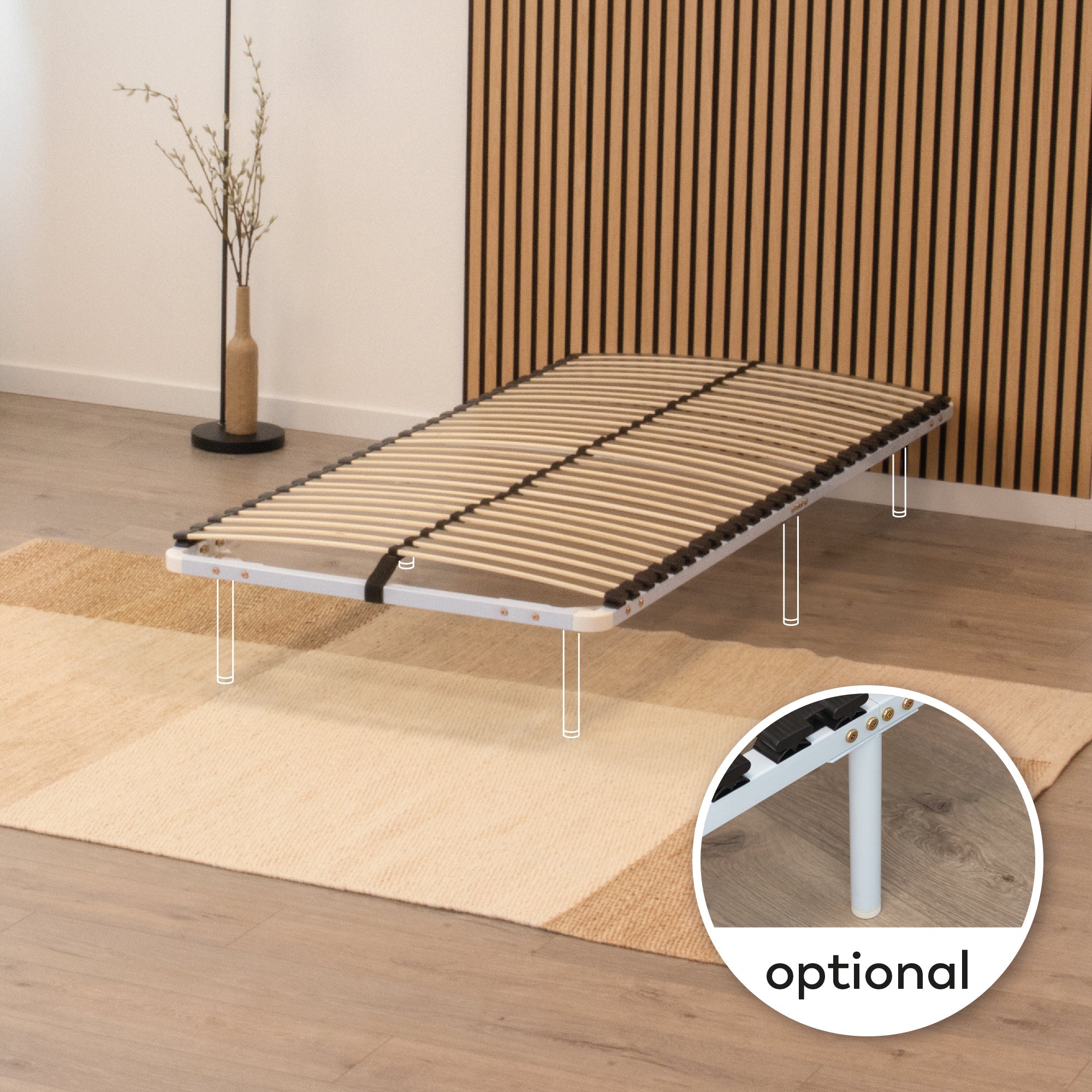 IF02 - Somier ortopédico multiláminas con estructura metálica reforzada - con o sin patas