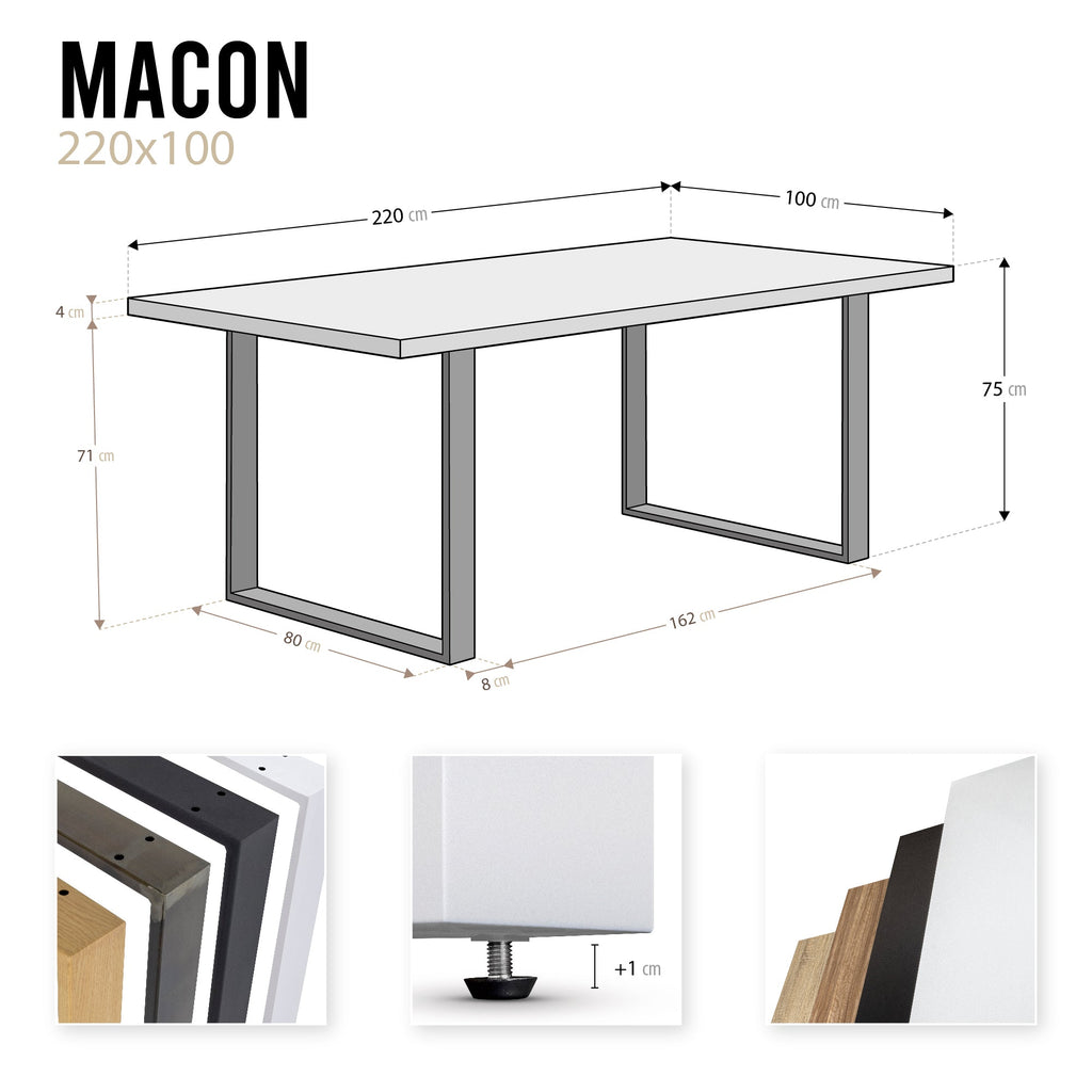 MACON - Mesa de comedor