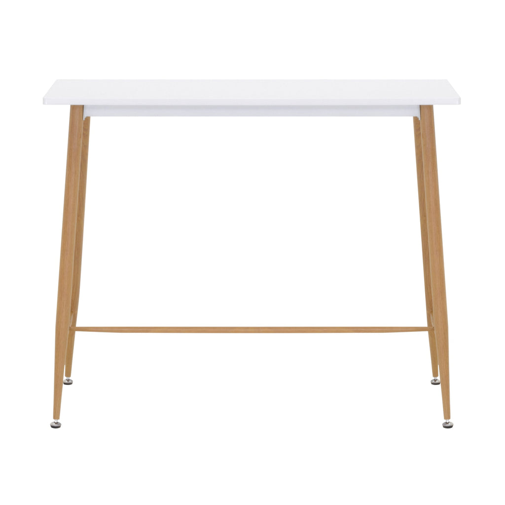 EDWARD - Mesa de bar 110x50x90 cm - estructura metálica robusta, pies antideslizantes, montaje fácil