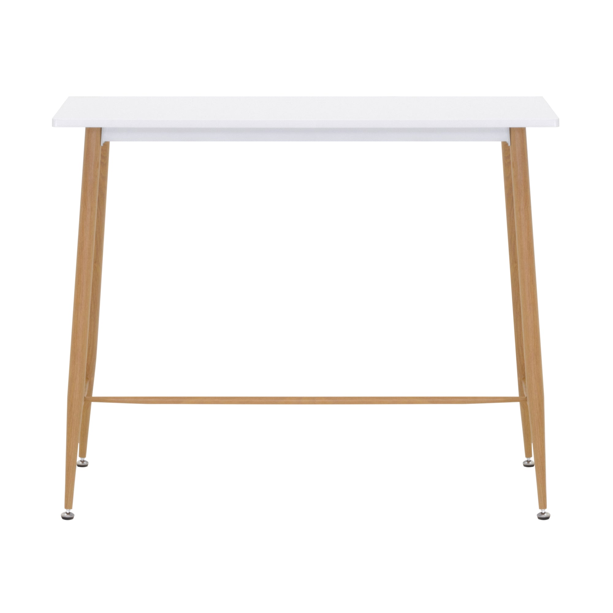 EDWARD - Mesa de bar 110x50x90 cm - estructura metálica robusta, pies antideslizantes, montaje fácil